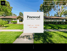 Tablet Screenshot of pinewoodapartmenthomes.com